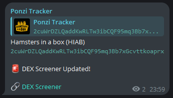 DEX Screener Update
